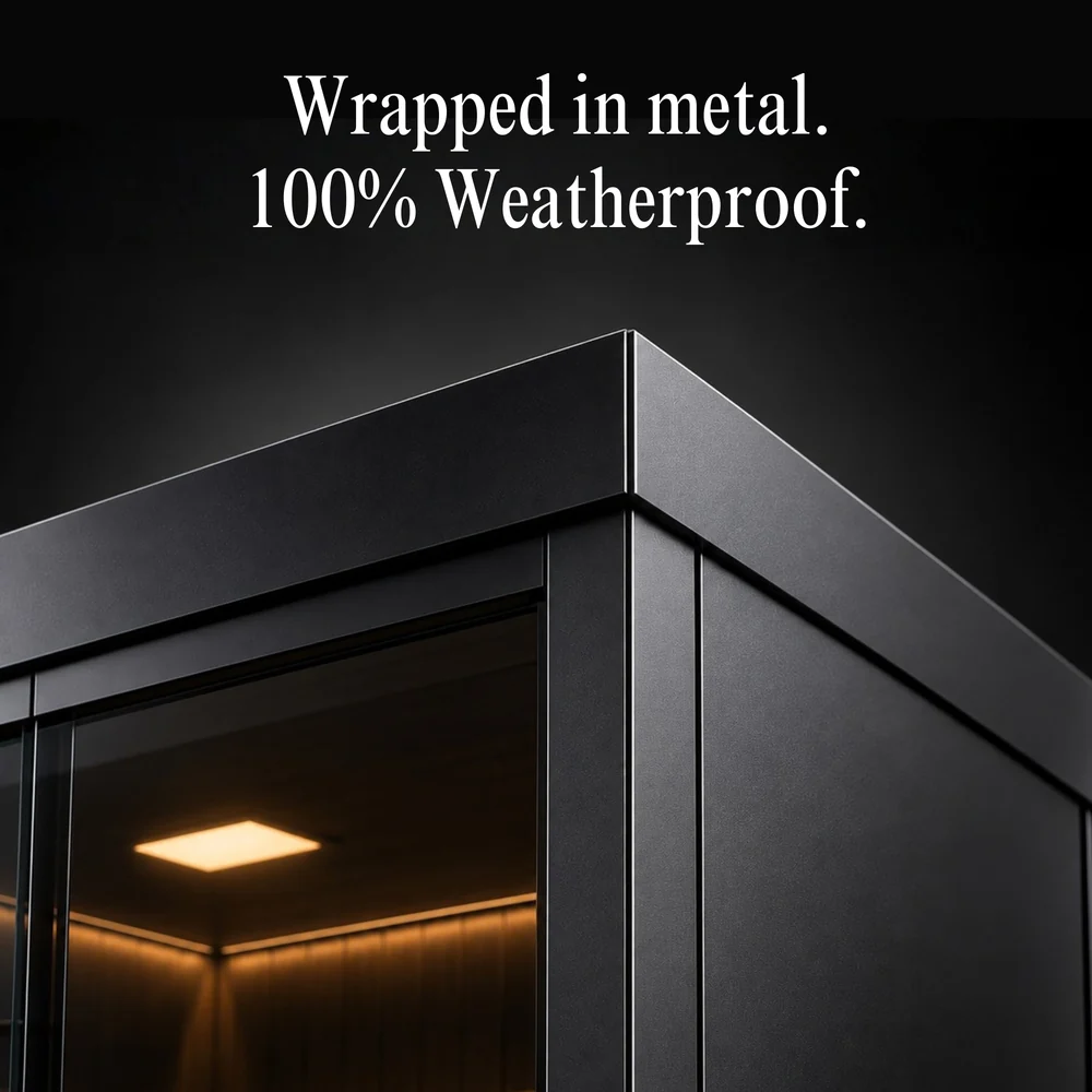 Titan — Hybrid Infrared & Traditional Sauna (4-5 person) - Image 3