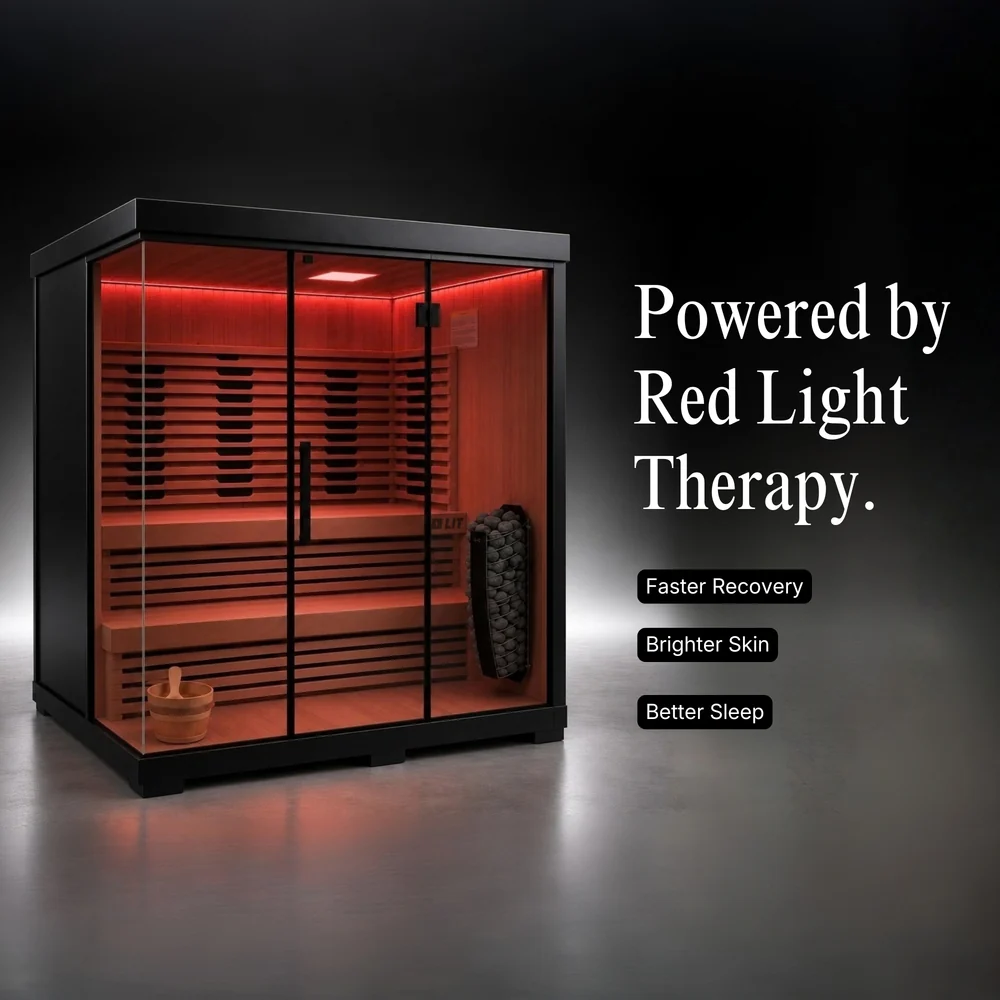 Titan — Hybrid Infrared & Traditional Sauna (4-5 person) - Image 2