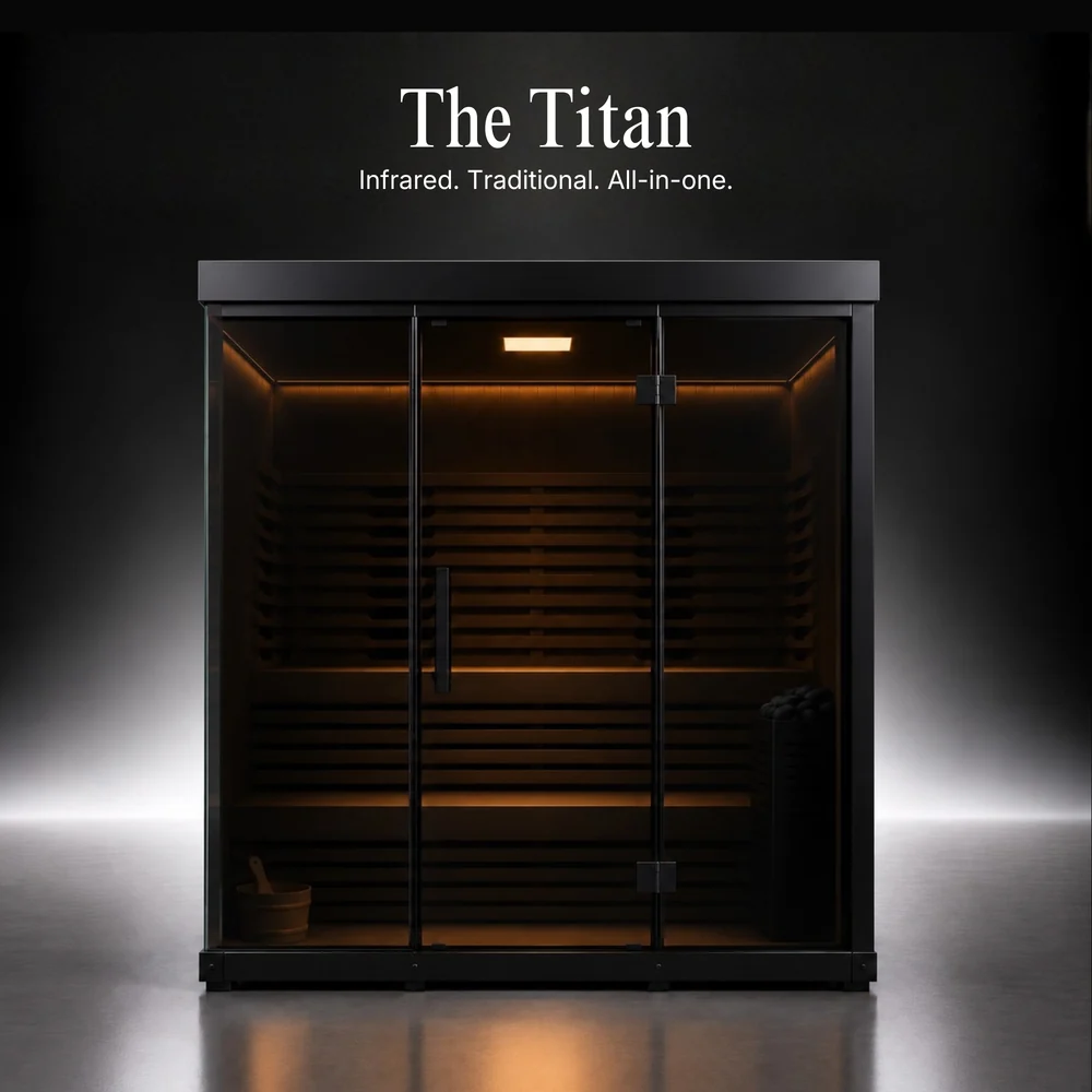 Stealth Luxe Barrel Plunge + Titan Sauna Combo (4-5)