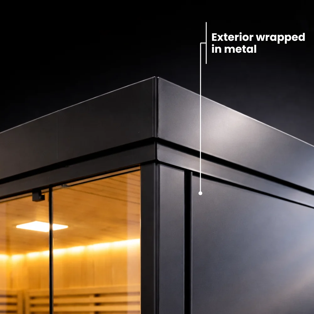 Titan — Hybrid Infrared & Traditional Sauna (2 Person) - Image 3