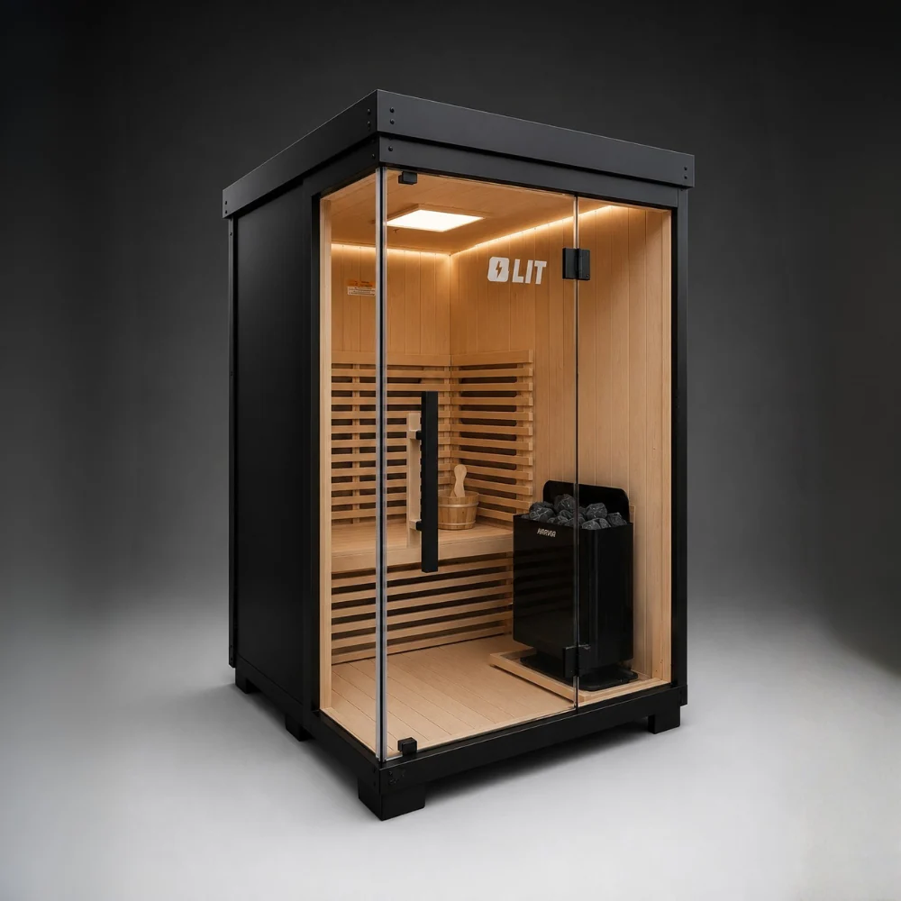 Titan — Hybrid Infrared & Traditional Sauna (2 Person) - Image 5
