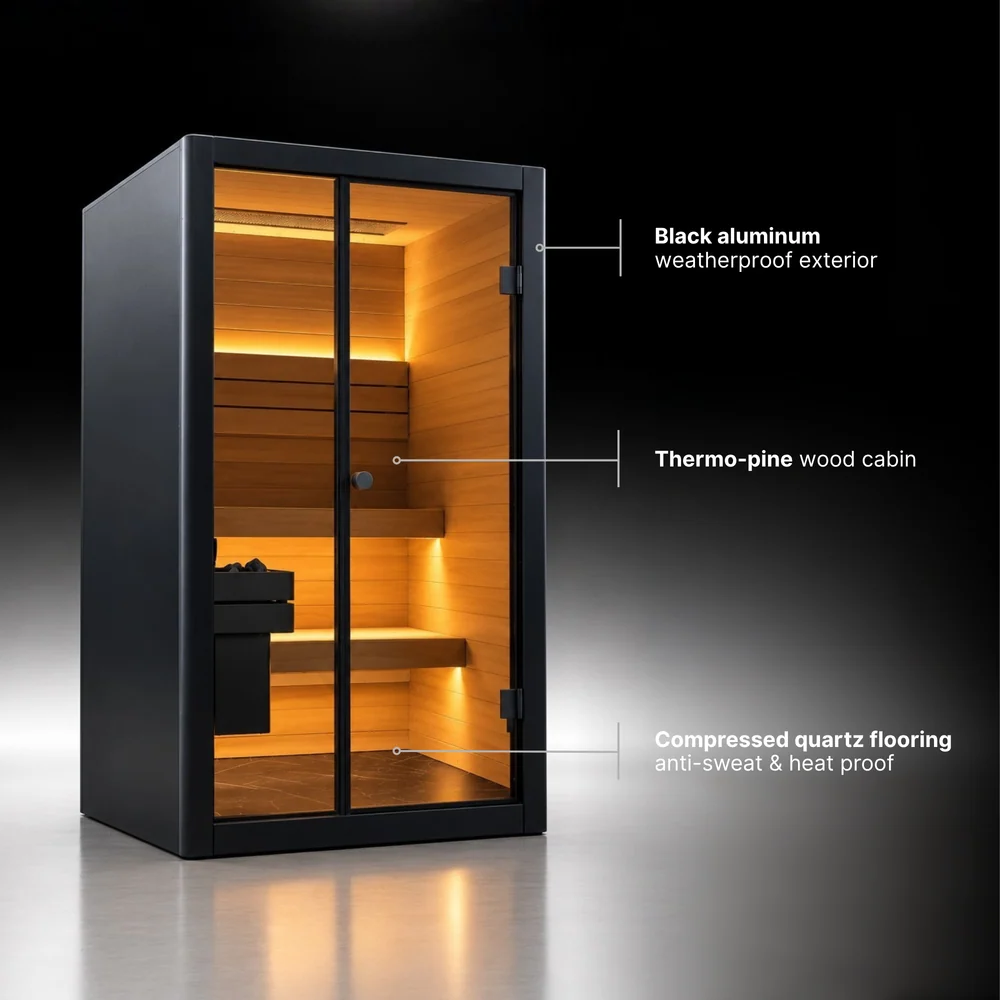 Vault Luxe — Traditional Sauna (2 Person)