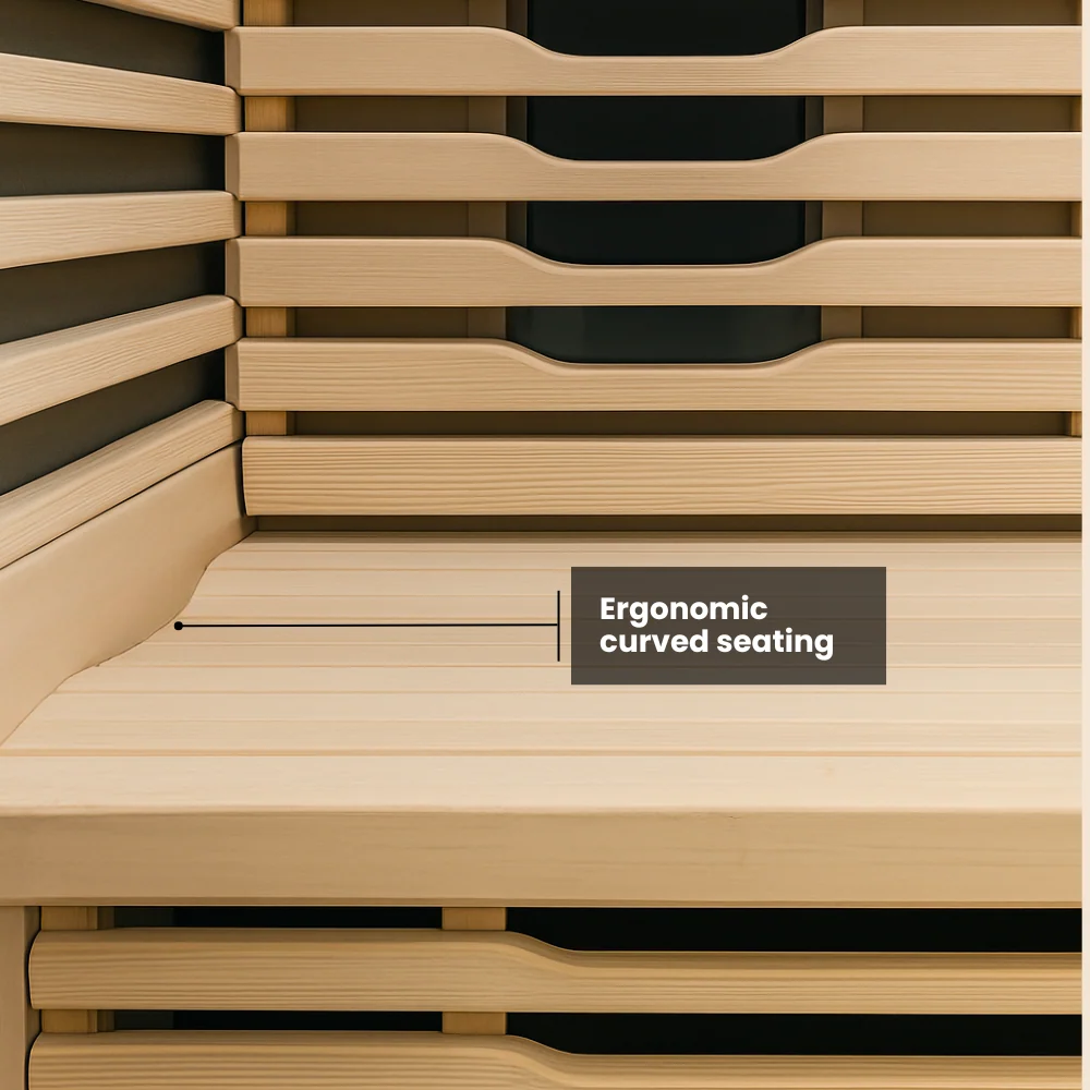 Titan — Hybrid Infrared & Traditional Sauna (2 Person) - Image 2